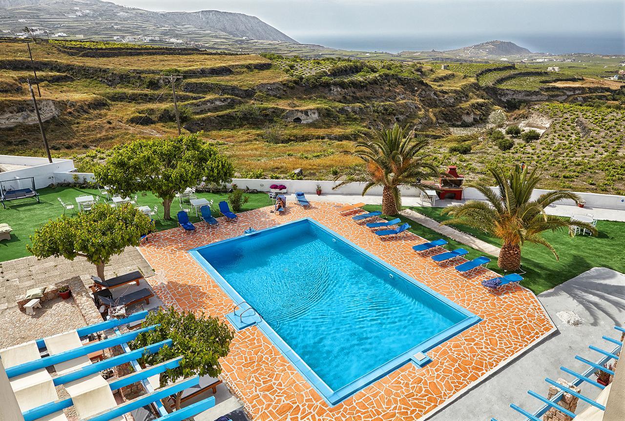 Zorbas Hotel Santorini Пиргос Экстерьер фото